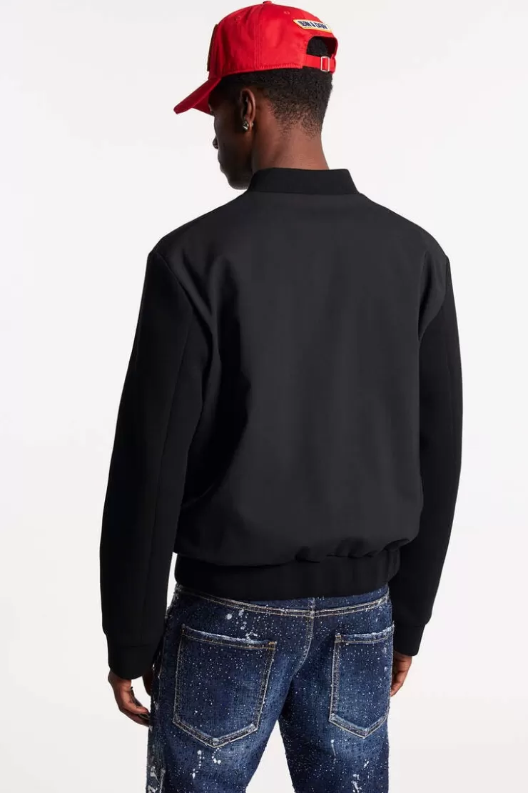 Dsquared2 Ibra Varsity Bomber Jacket>Uomo Cappotti & Giubbotti