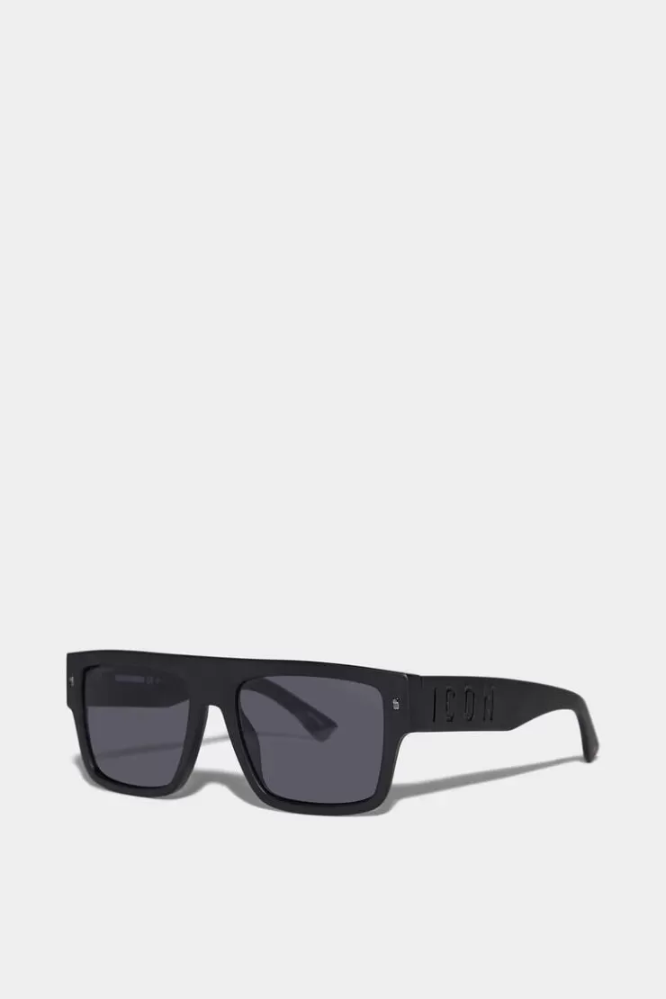 Dsquared2 Icon Black Sunglasses>Uomo Occhiali
