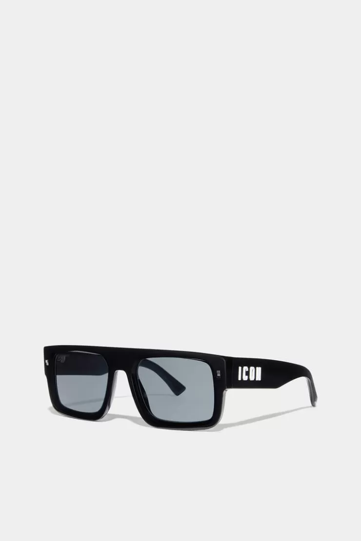 Dsquared2 Icon Black Sunglasses>Uomo Occhiali