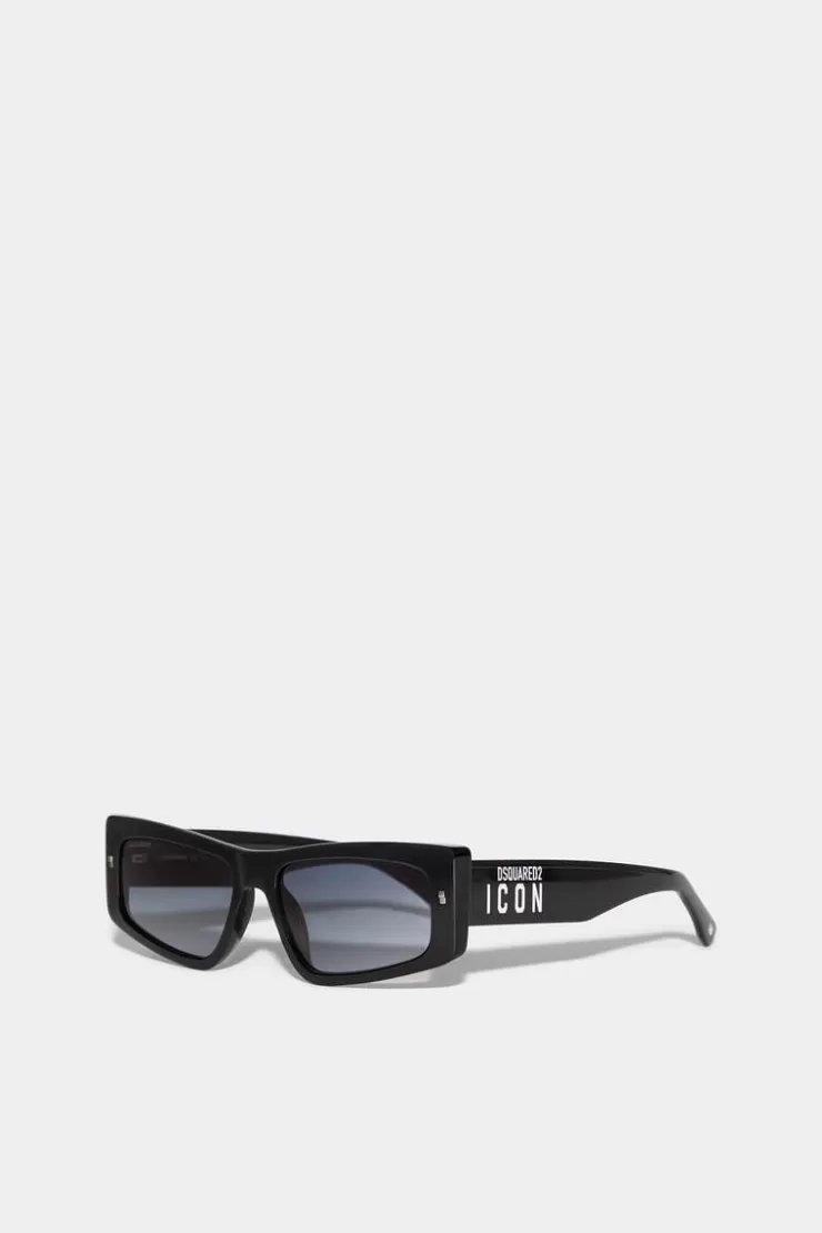 Dsquared2 Icon Black Sunglasses>Uomo Occhiali