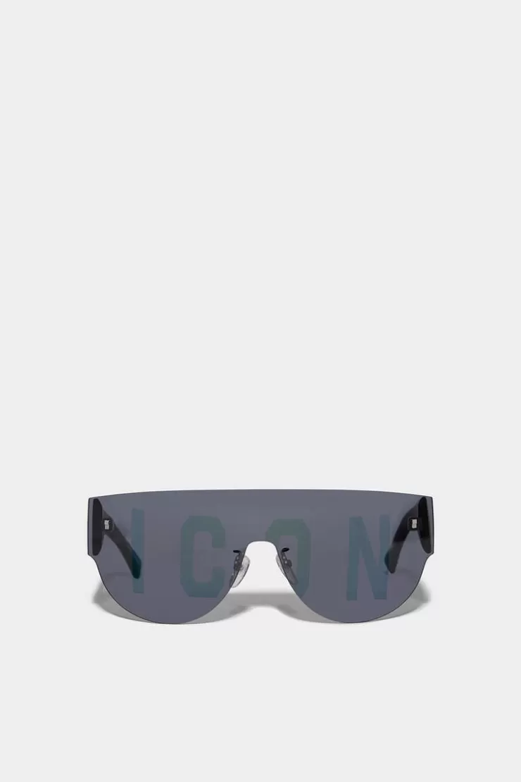 Dsquared2 Icon Black Sunglasses>Uomo Occhiali