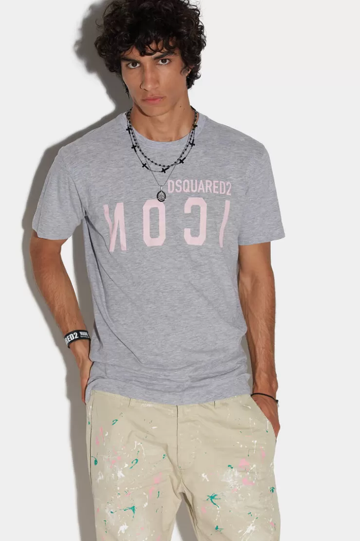 Dsquared2 Icon Cracked Cool T-Shirt>Uomo T-Shirt & Polo