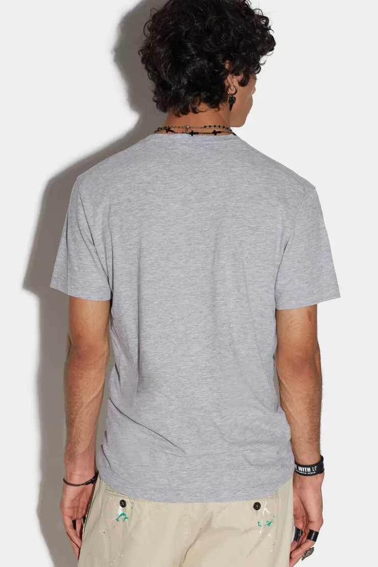 Dsquared2 Icon Cracked Cool T-Shirt>Uomo T-Shirt & Polo