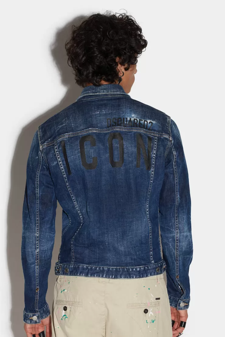 Dsquared2 Icon Dan Jean Jacket>Uomo Cappotti & Giubbotti