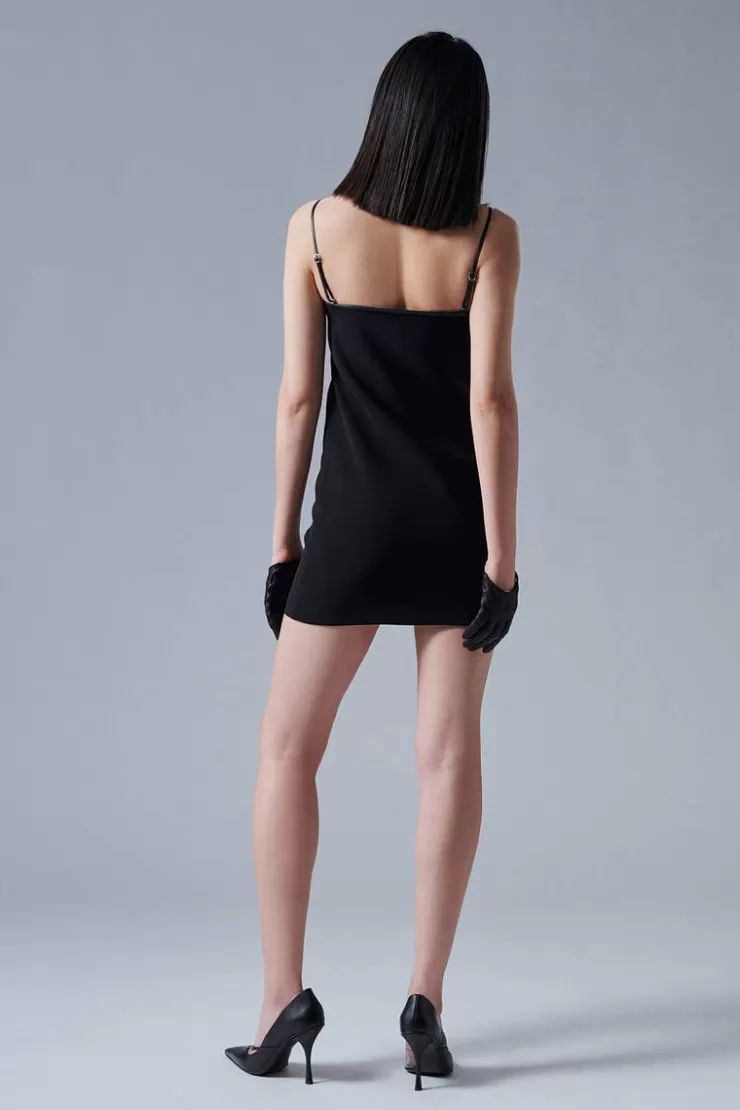Dsquared2 Icon Leather Trim Dress>Donna Vestiti E Tute