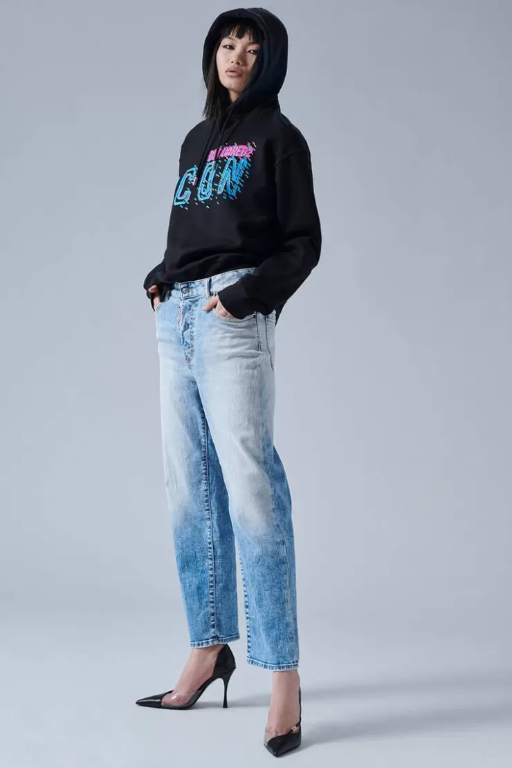 Dsquared2 Icon Light Wash Boston Jeans>Donna Jeans