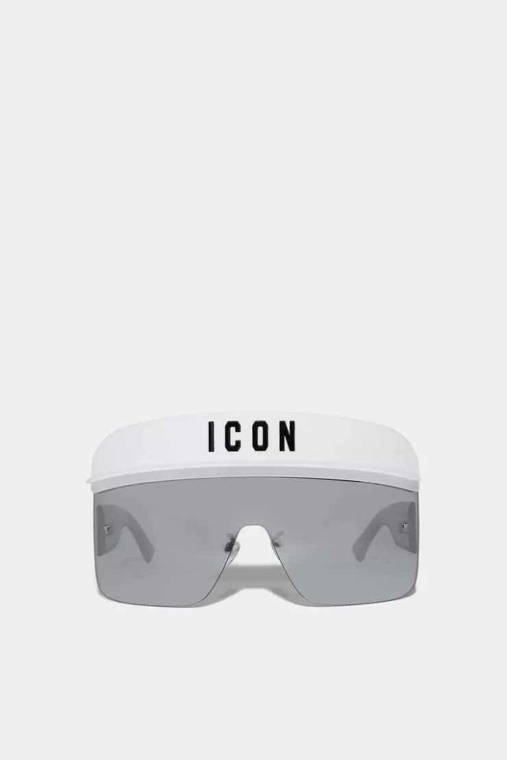 Dsquared2 Icon Mask White Sunglasses>Uomo Occhiali