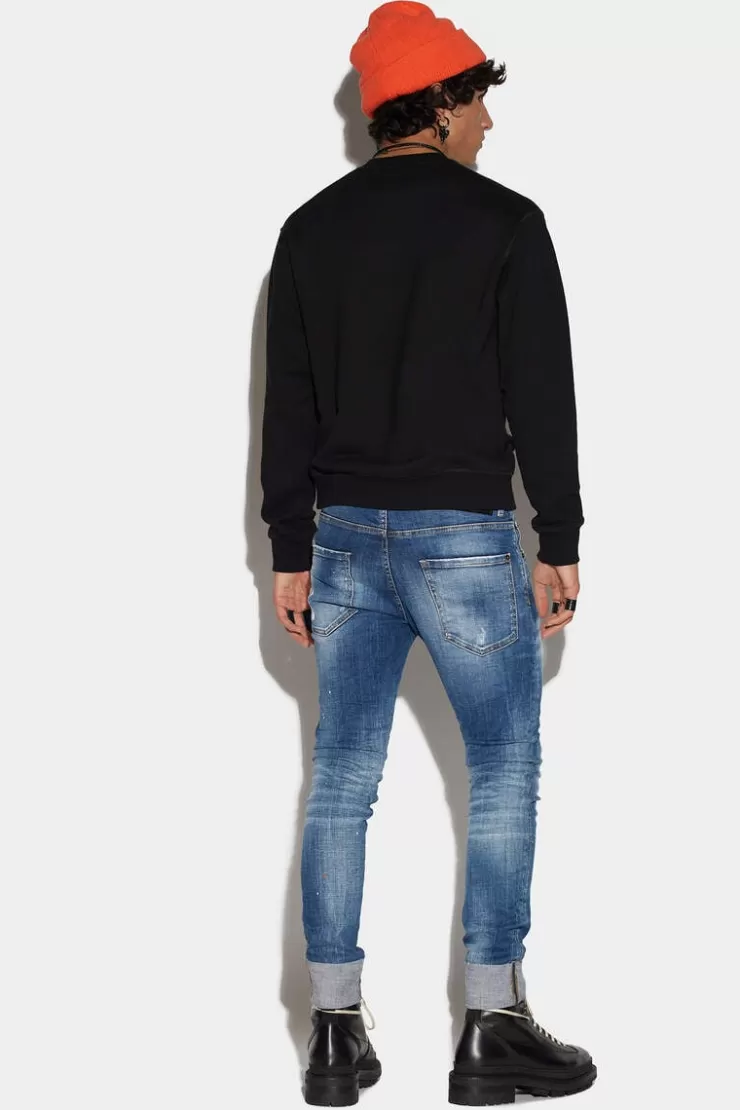 Dsquared2 Icon Medium Wash Skater Jeans>Uomo Jeans