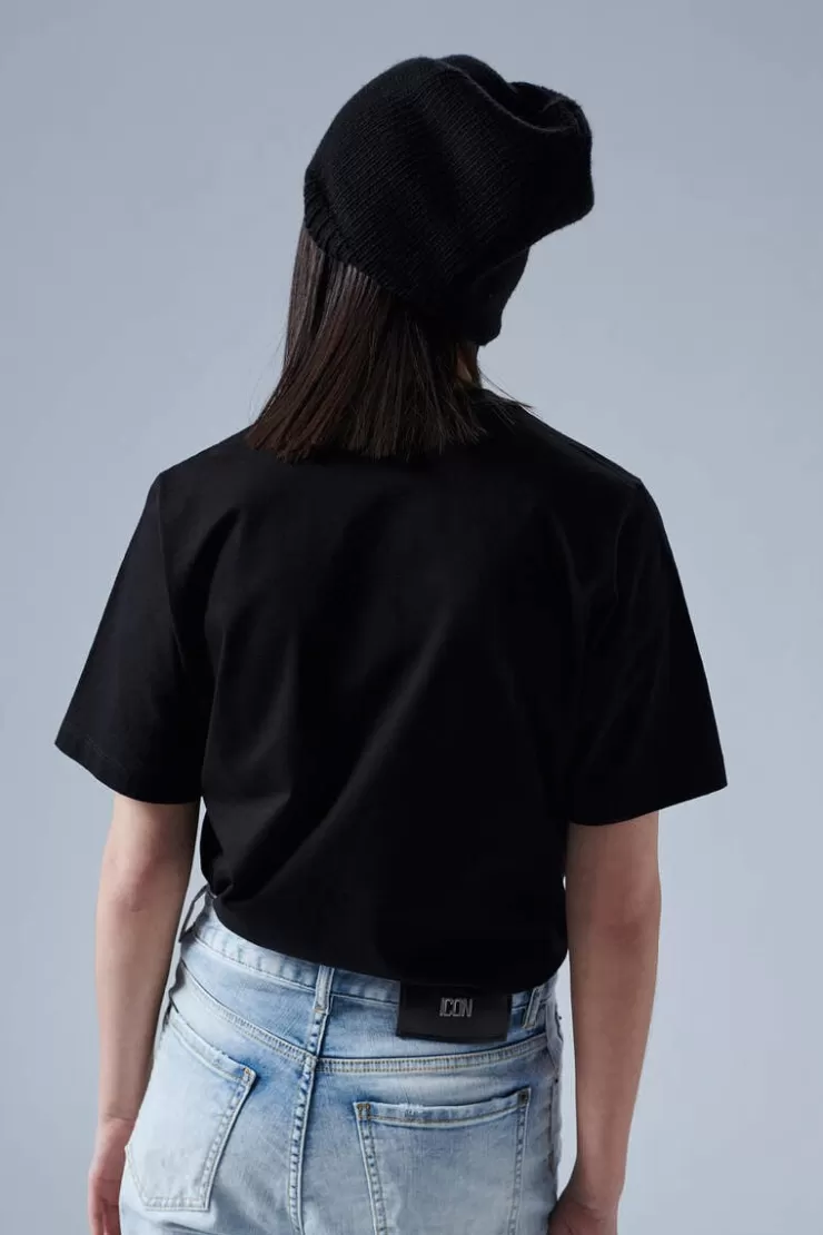 Dsquared2 Icon Pixeled Easy T-Shirt>Donna Top & T-Shirt