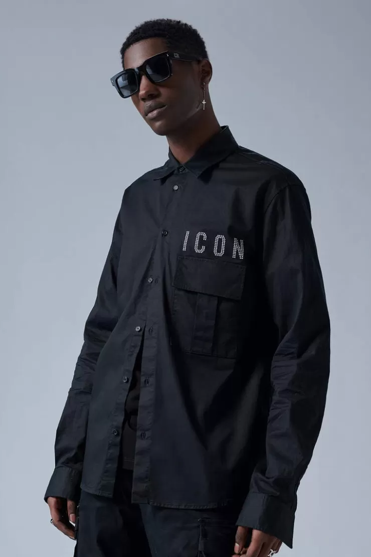 Dsquared2 Icon Regular Shirt>Uomo Camicie