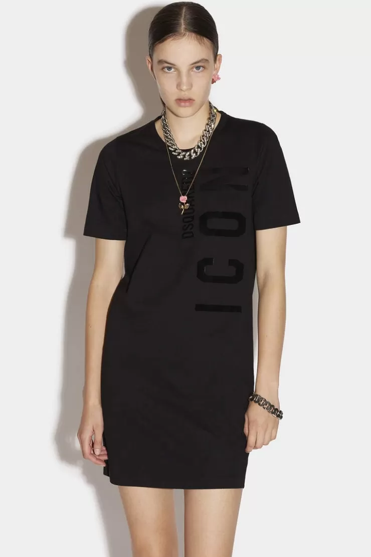 Dsquared2 Icon Renny T-Shirt Dress>Donna Vestiti E Tute