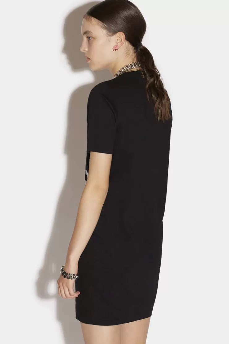 Dsquared2 Icon Renny T-Shirt Dress>Donna Vestiti E Tute