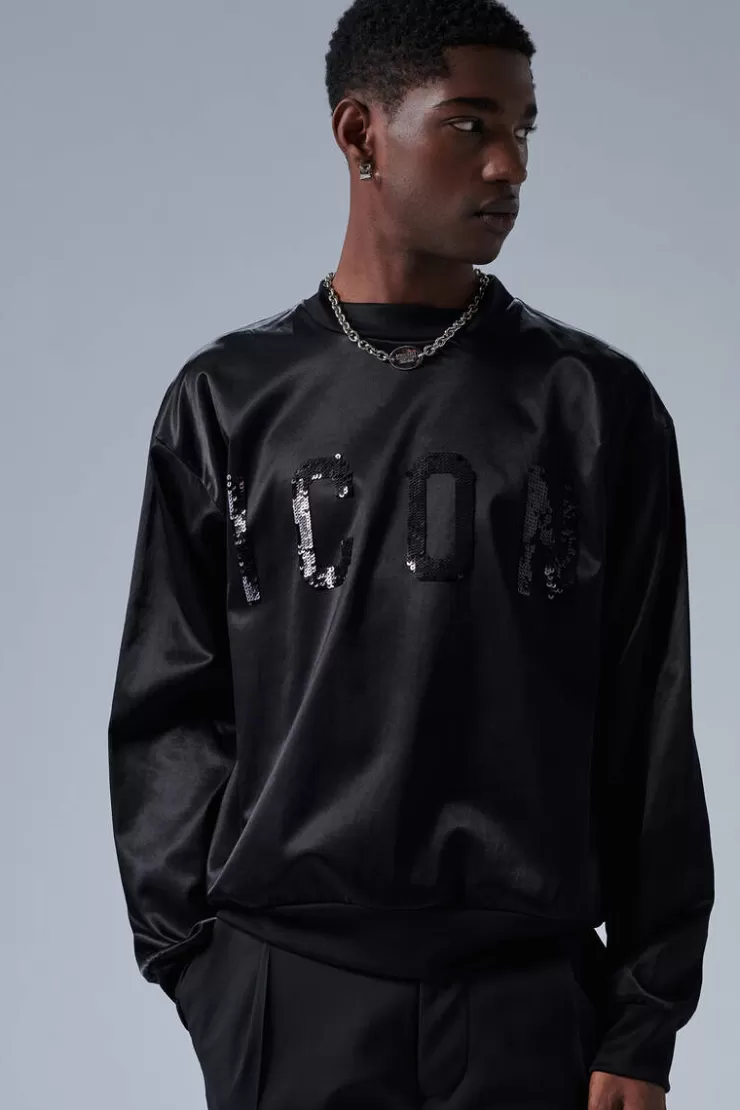 Dsquared2 Icon Sequined Satin>Uomo Camicie