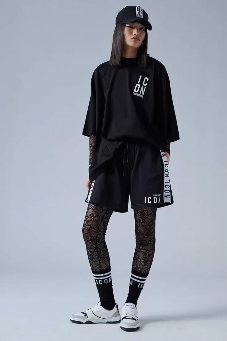 Dsquared2 Icon Squared Precious T-Shirt>Donna Top & T-Shirt