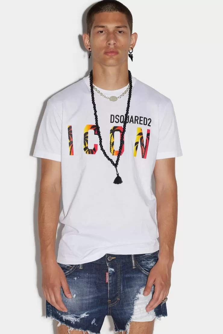 Dsquared2 Icon Sunset Cool T-Shirt>Uomo T-Shirt & Polo