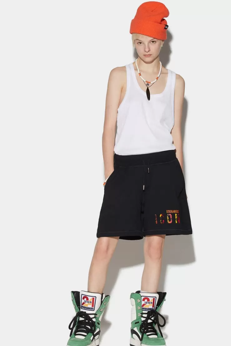 Dsquared2 Icon Sunset Shorts>Donna Pantaloni Corti