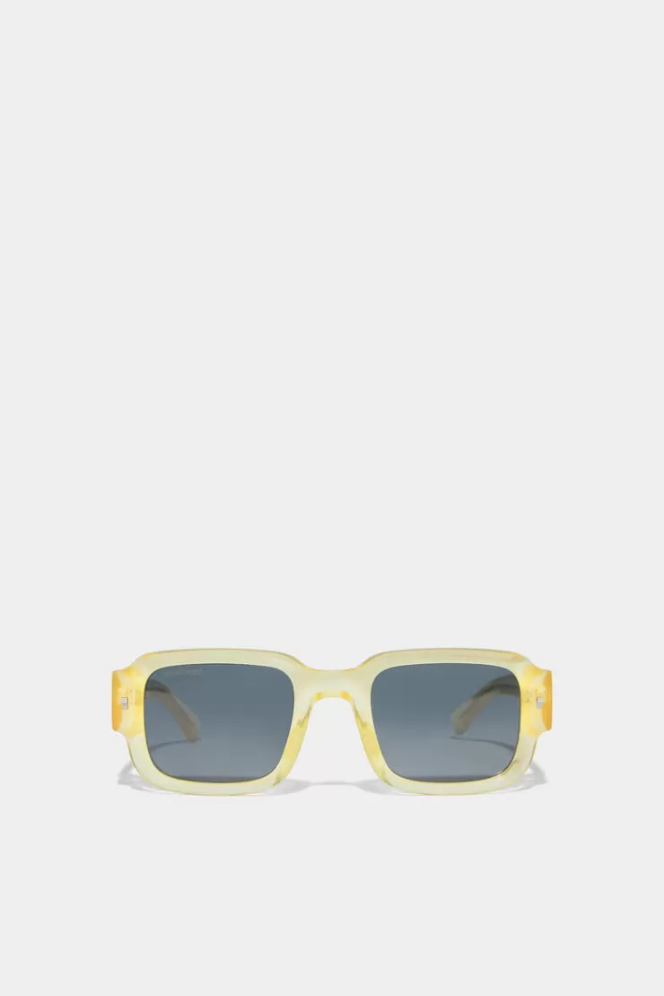 Dsquared2 Icon Yellow Sunglasses>Uomo Occhiali