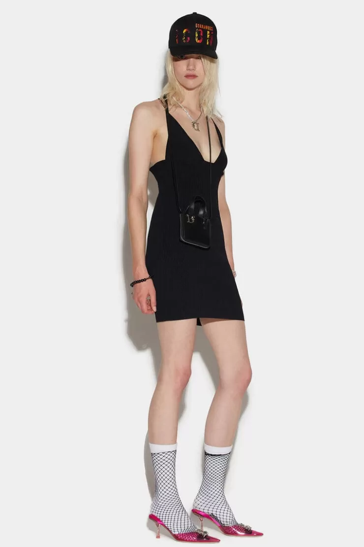 Dsquared2 Knit Mini Dress>Donna Vestiti E Tute
