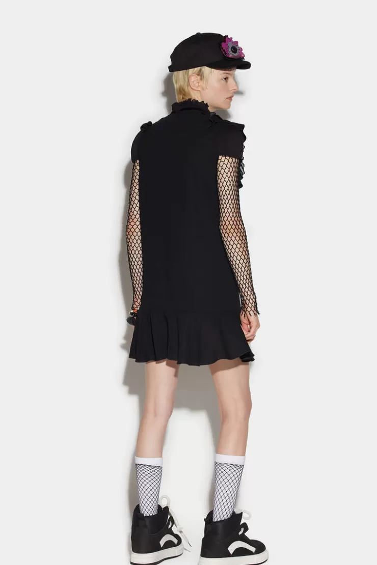 Dsquared2 Lace Bib Mini Dress>Donna Vestiti E Tute