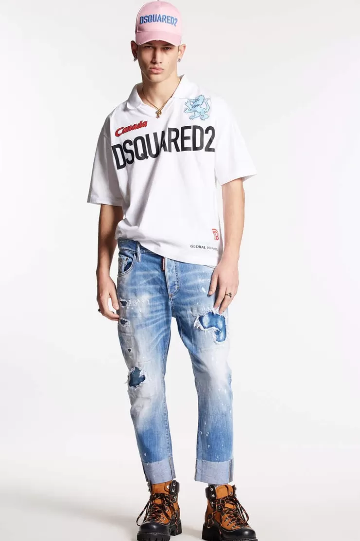 Dsquared2 Light Dan'S Ripped Wash Sailor Jeans>Uomo Jeans