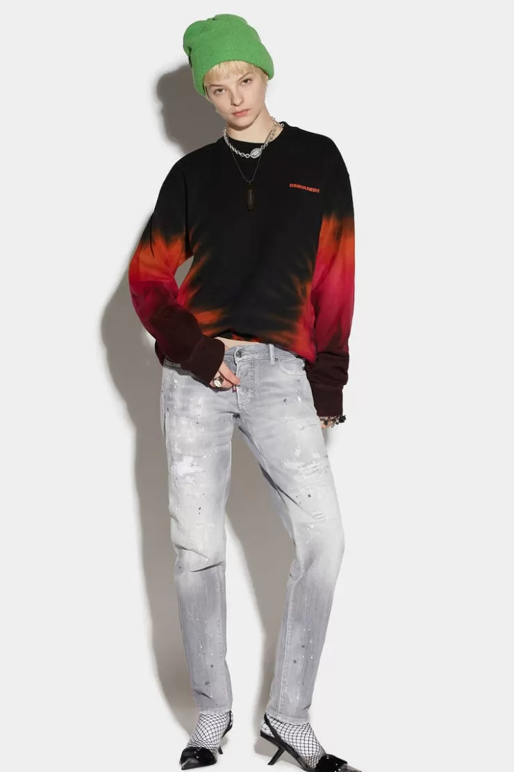 Dsquared2 Light Grey Wash Jennifer Jeans>Donna Jeans