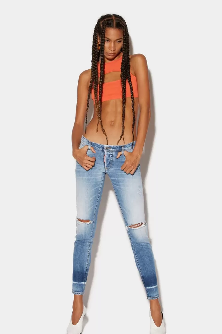 Dsquared2 Light Sunset Wash Jennifer Jeans>Donna Jeans
