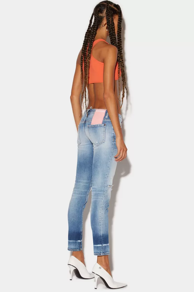 Dsquared2 Light Sunset Wash Jennifer Jeans>Donna Jeans