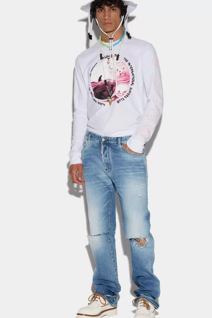 Dsquared2 Light Sunset Wash Roadie Jeans>Uomo Jeans
