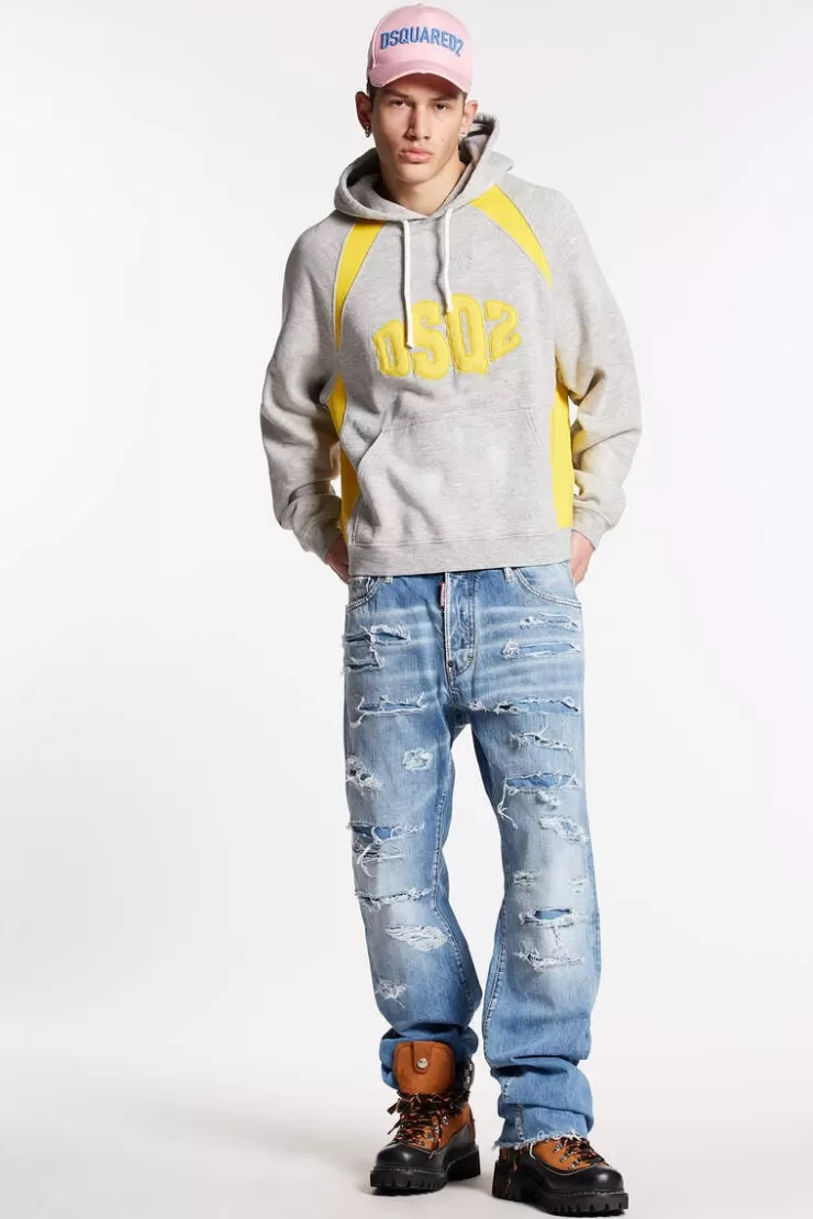Dsquared2 Light Super Ripped Wash Roadie Jeans>Uomo Jeans