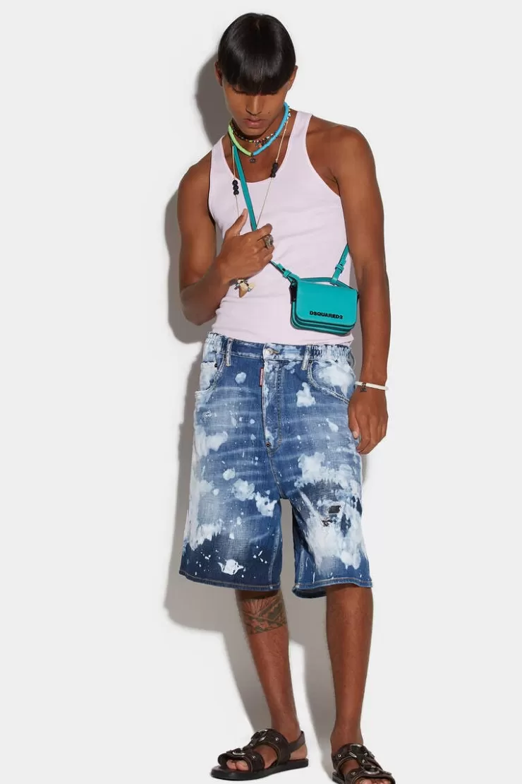 Dsquared2 Light Surfer Wash Surfer Shorts>Uomo Pantaloni Corti