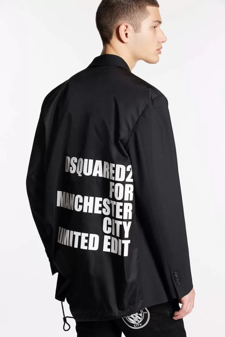 Dsquared2 Manchester City Aviator Jacket>Uomo Abiti & Giacche