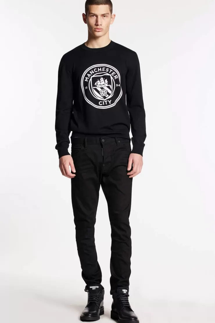 Dsquared2 Manchester City Black Sexy Twist Jeans>Uomo Jeans
