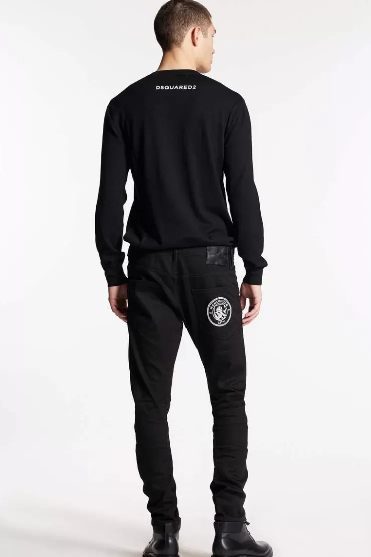 Dsquared2 Manchester City Black Sexy Twist Jeans>Uomo Jeans