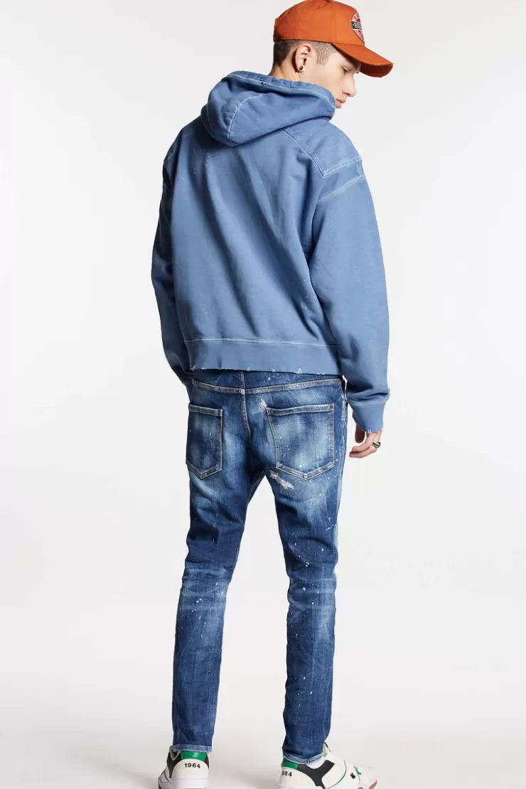Dsquared2 Medium Basic Ripped Wash Skater Jeans>Uomo Jeans