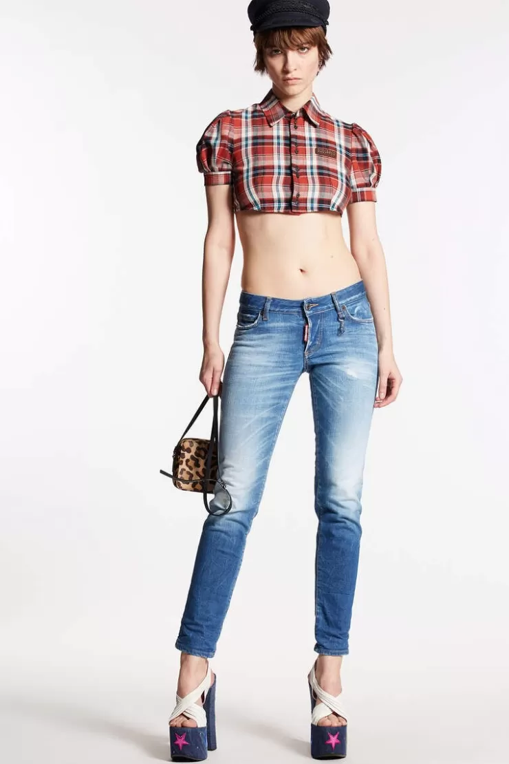 Dsquared2 Medium Clean Wash Jennifer Jeans>Donna Jeans