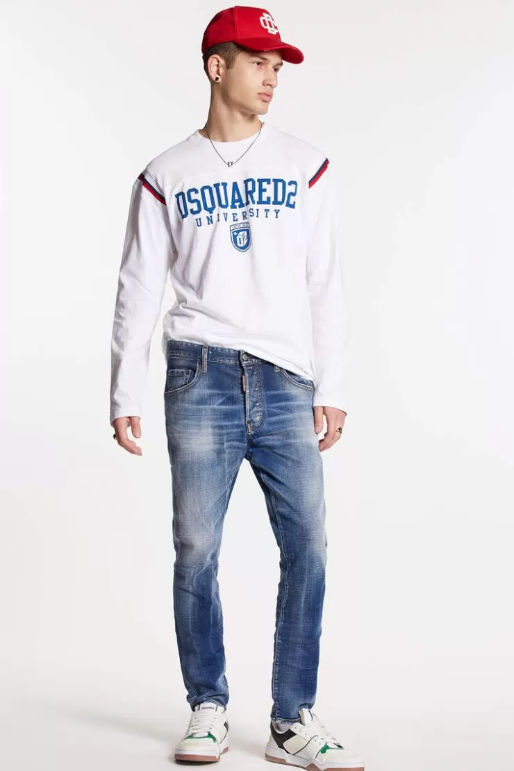 Dsquared2 Medium Clean Wash Skater Jeans>Uomo Jeans
