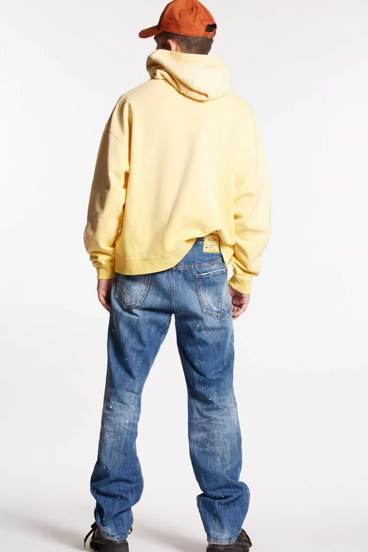 Dsquared2 Medium Patch Wash Roadie Jeans>Uomo Jeans