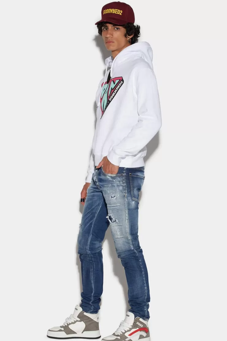 Dsquared2 Medium Stapled Clean Wash Slim Jeans>Uomo Jeans