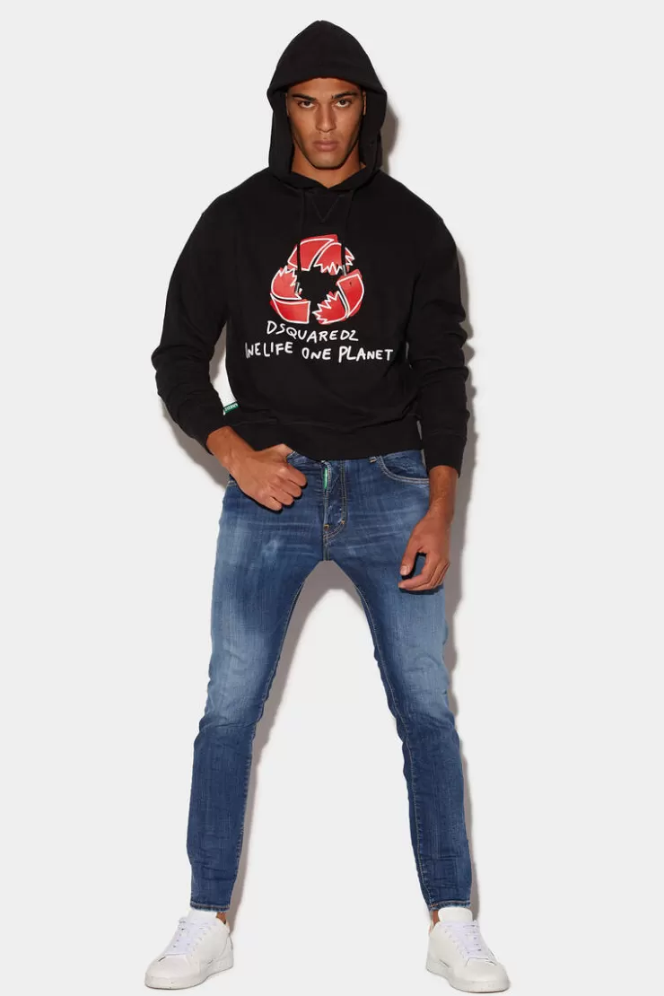 Dsquared2 Medium Wash Skater Jeans>Uomo Jeans