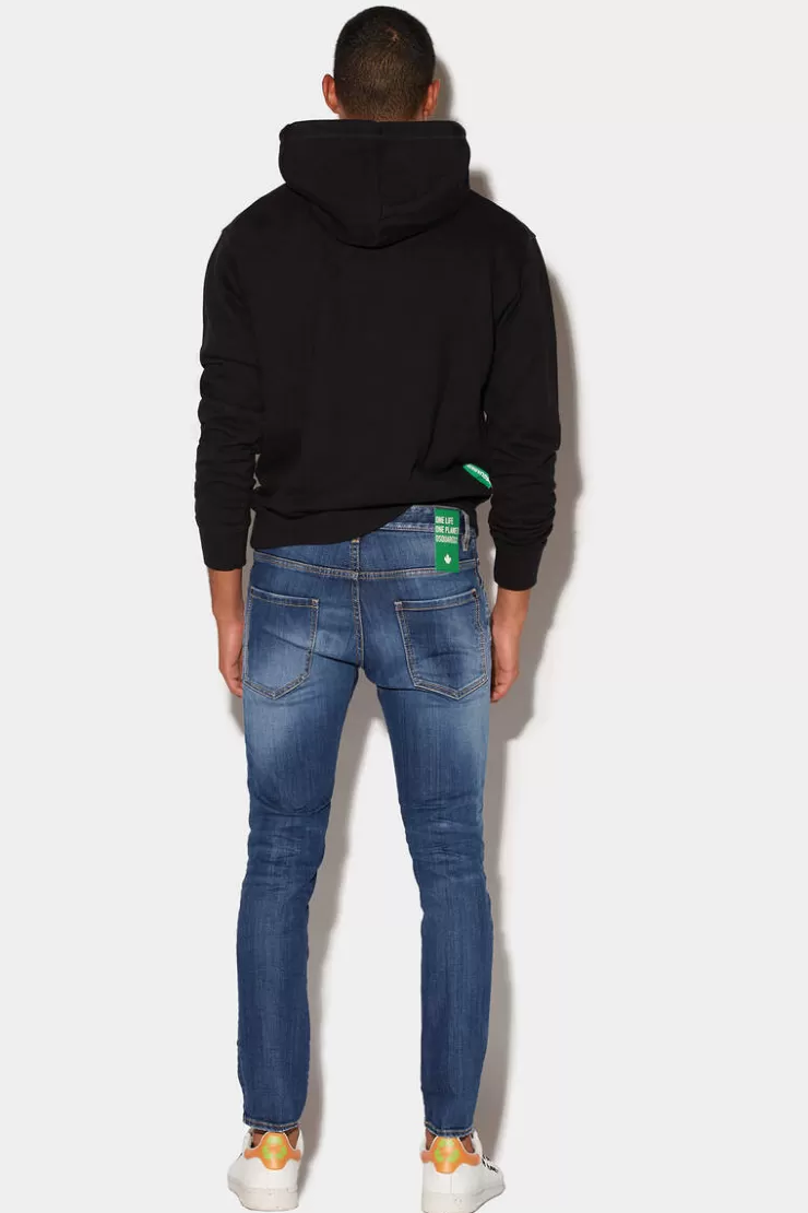 Dsquared2 Medium Wash Skater Jeans>Uomo Jeans