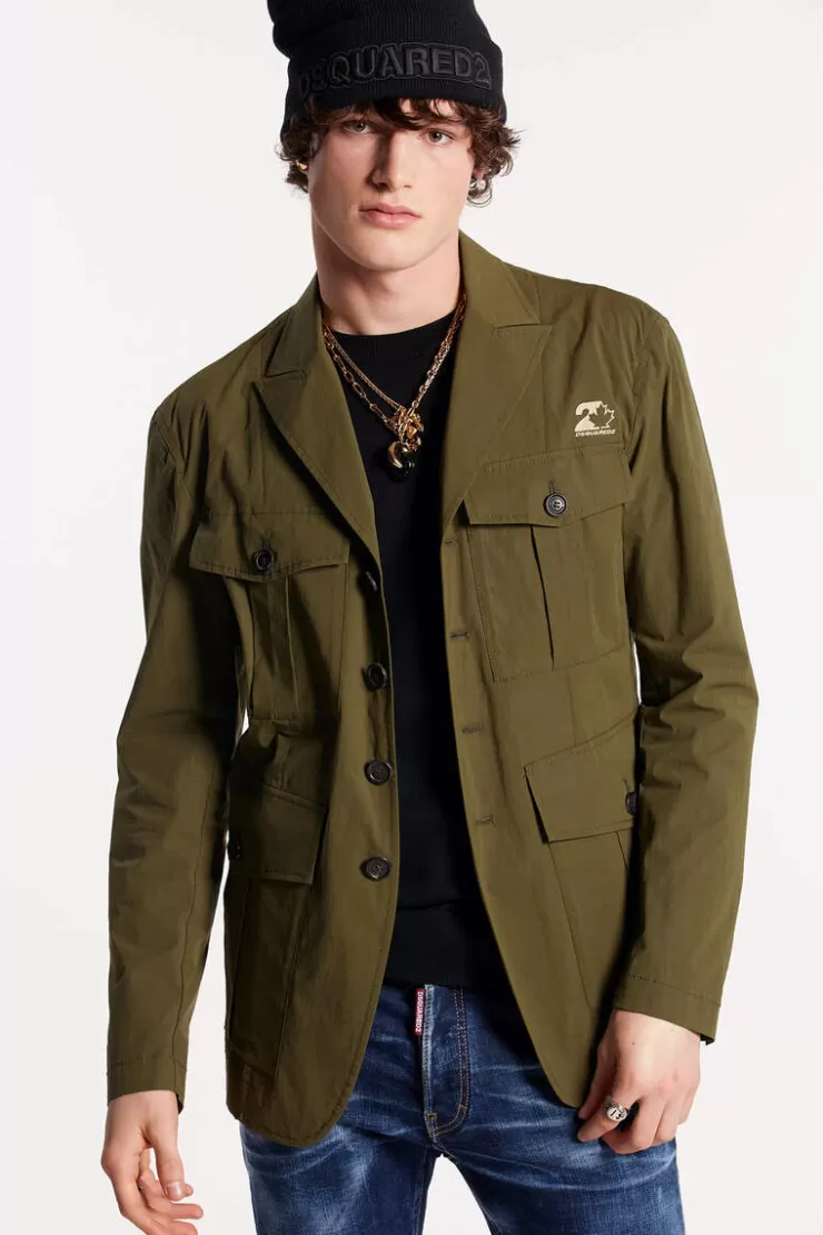 Dsquared2 Military Blazer>Uomo Abiti & Giacche