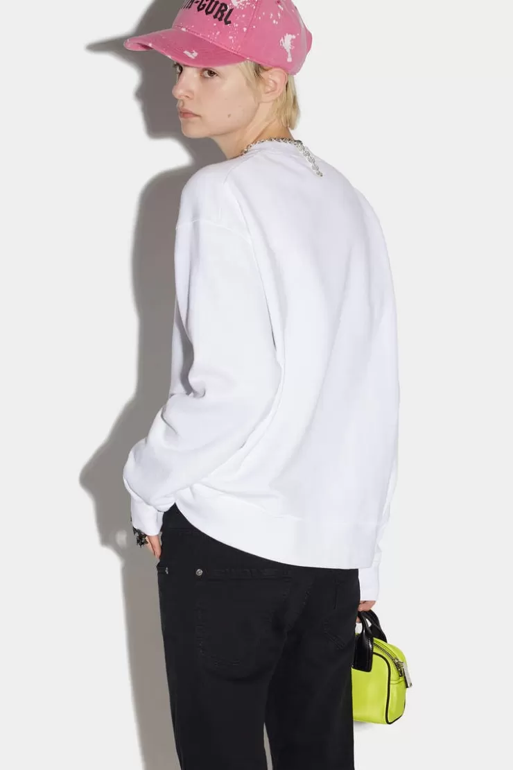 Dsquared2 Mini Icon Cool Sweatshirt>Donna Felpe