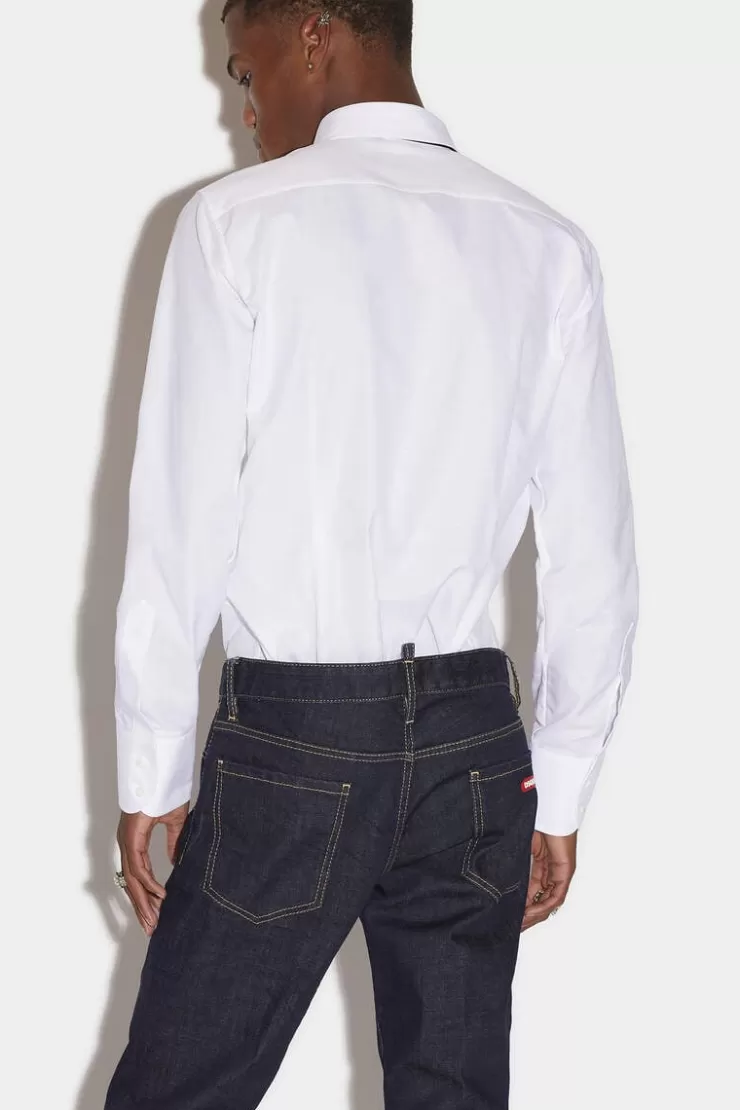 Dsquared2 Mini Logo 70'S Shirt>Uomo Camicie