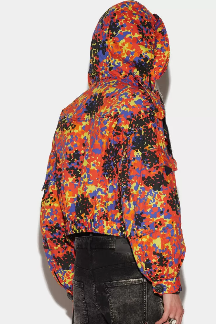 Dsquared2 Multipocket Crop Jacket>Donna Cappotti & Giubbotti