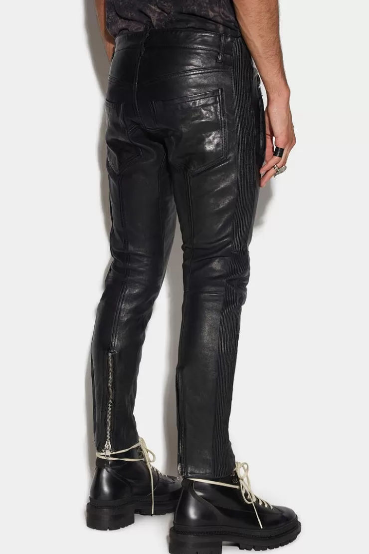 Dsquared2 Multizip Sexy Biker Pants>Uomo Pantaloni