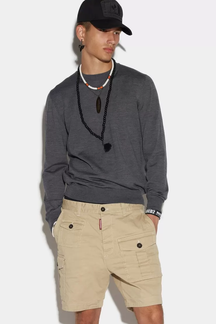 Dsquared2 Neon Roundneck Knit>Uomo Maglieria