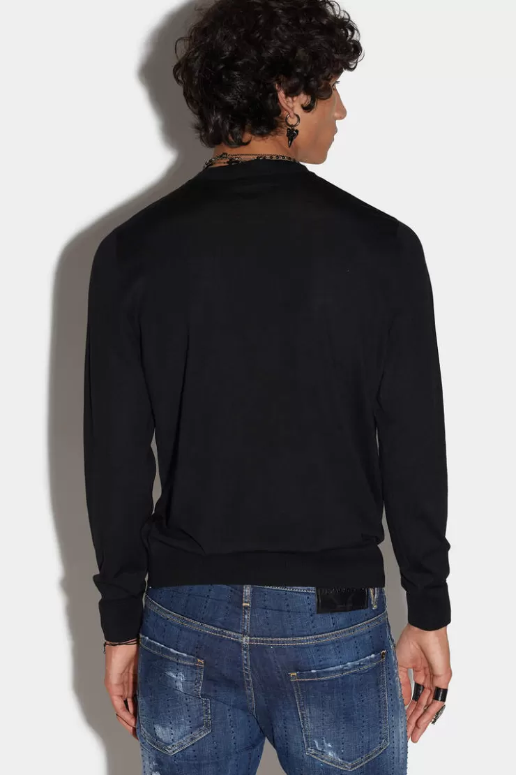 Dsquared2 Neon Roundneck Knit>Uomo Maglieria
