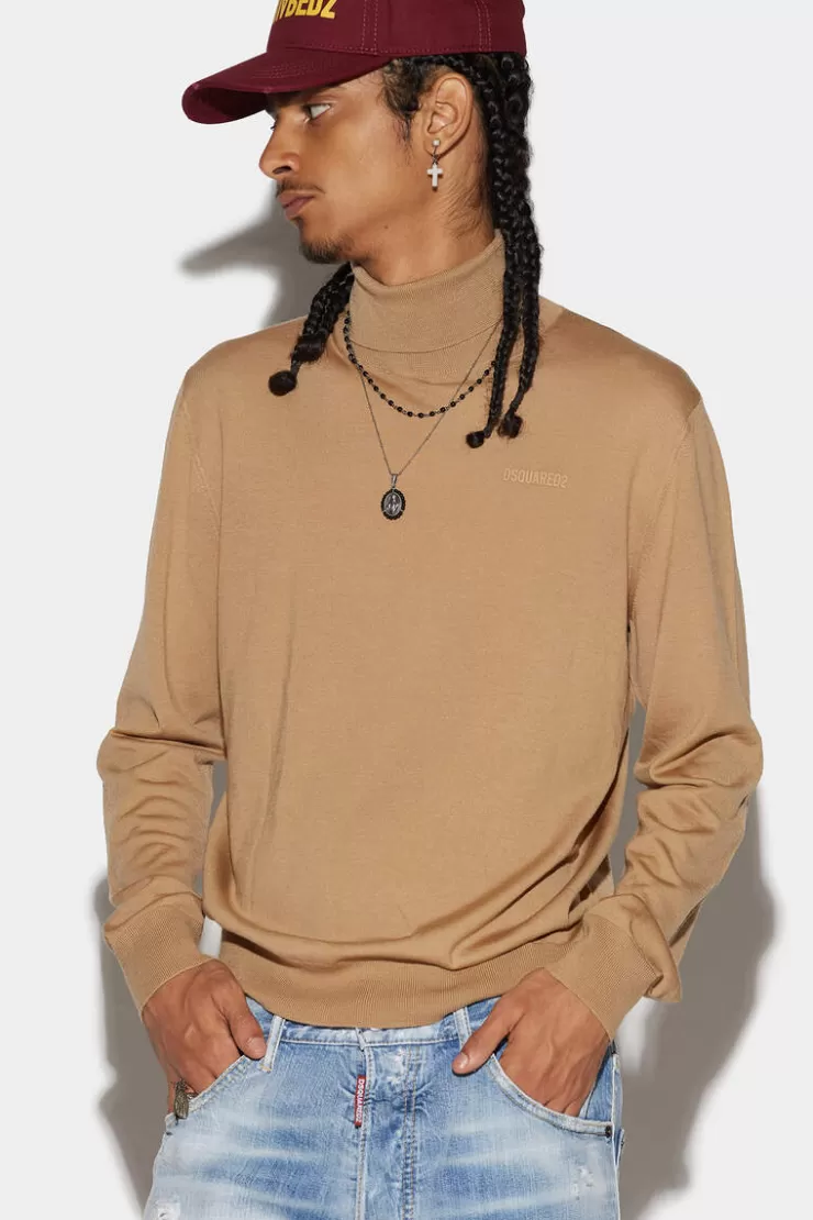 Dsquared2 Neon Turtleneck Knit>Uomo Maglieria