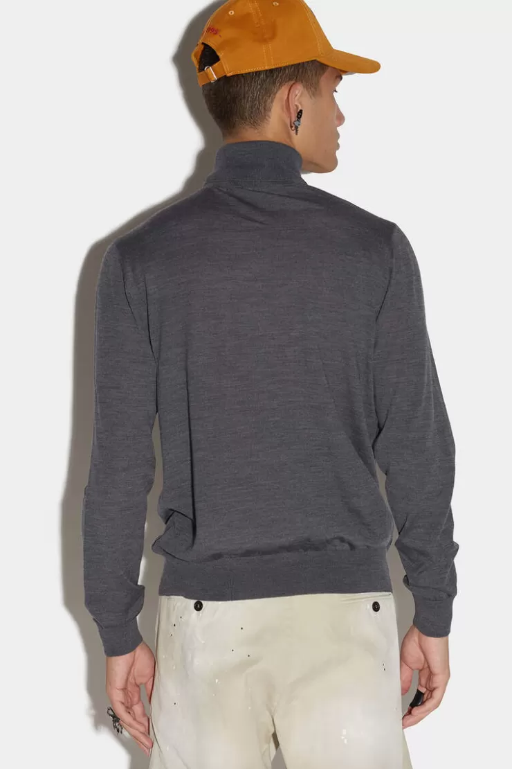 Dsquared2 Neon Turtleneck Knit>Uomo Maglieria
