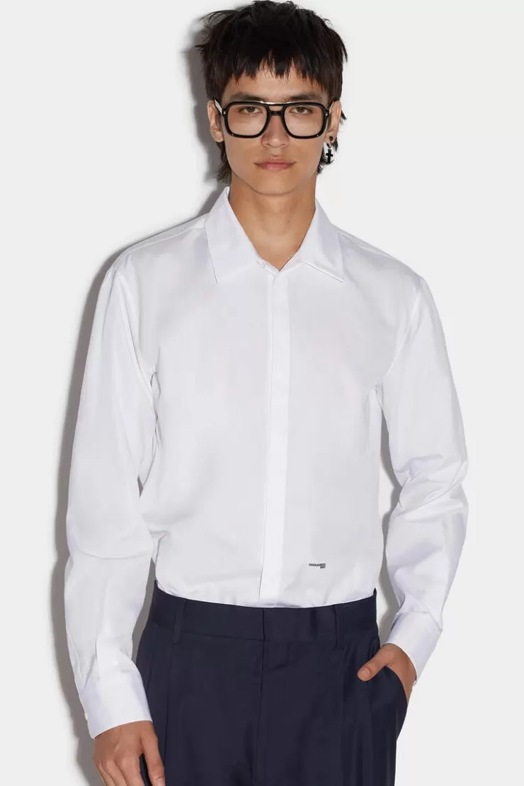 Dsquared2 New Collar Relaxed Dan Shirt>Uomo Camicie